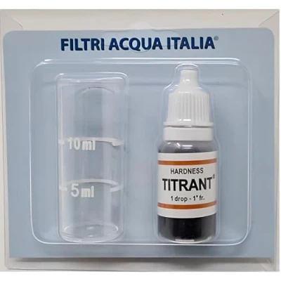 Image de Kit d&#039;analyse Dureté de l&#039;eau Titrant (Grades Français) pour Mesarae Calcaire