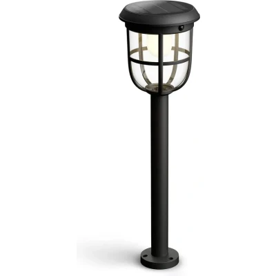 Afbeelding van Philips Radii 8720169267213 Staande lamp op zonne energie met bewegingsmelder LED 1.3 W Warmwit Zwart