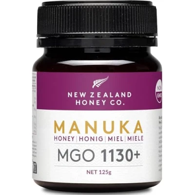 Afbeelding van Manuka Honing MGO 1130+ New Zealand Honey Co. Actief en ruw Gemaakt in Nieuw Zeeland 125 g