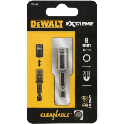Image de DEWALT DT7465 QZ Capuchon hexagonal magnétique IMPACT (nettoyable) 8mm
