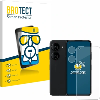 Afbeelding van BROTECT Screenprotector voor ASUS ZenFone 10 (Voor+Camera) Folie Beschermfolie Beschermglas transparant