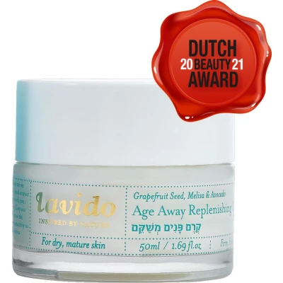 Afbeelding van Lavido Age Away Replenishing Cream Verrijkende plantaardige huidverzorgings crème voor de rijpe huid