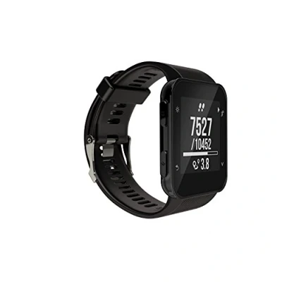 Afbeelding van INF Garmin Quickfit siliconen armband voor Forerunner 30/35/Approach S10, zwart., klassiek