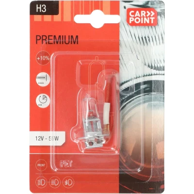 Afbeelding van Carpoint Premium Autolamp H3 12V 55W 0760031