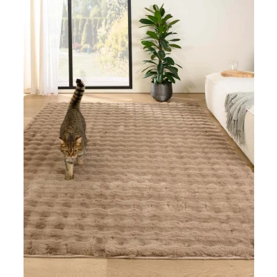Afbeelding van Fluffy Vloerkleed Cloud Beige 160x230 Cm