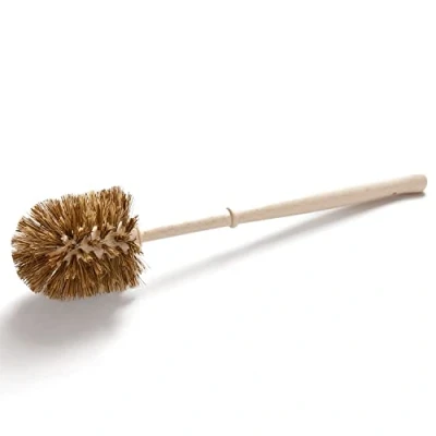 Afbeelding van Chinchilla® toiletborstel van beukenhout, Made in Germany, wc borstel met borstelharen natuurlijke vezels en kokosmix, hoogwaardige voor reiniging netheid, duurzaam plasticvrij