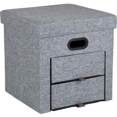 Afbeelding van Bo Camp Urban Outdoor Ottoman Holborn Grijs
