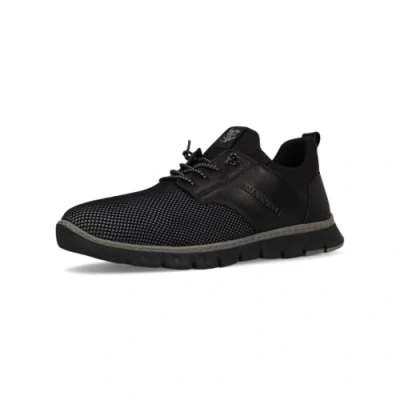Afbeelding van Salamander Sneakers laag, Heren, Maat: 44, Schwarz Leer en textiel