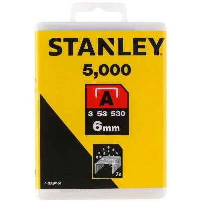 Afbeelding van Stanley nieten 6mm type A 1 TRA204 5T (Per 1000 stuks)
