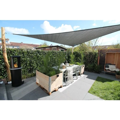 Afbeelding van Nesling Coolfit Schaduwdoek Driehoek 500x500x500 cm Schaduwdoeken