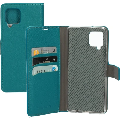 Afbeelding van Mobiparts Saffiano Wallet Case Samsung Galaxy A42 (2020) Turquoise