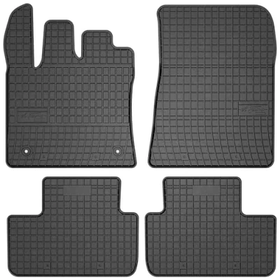 Afbeelding van M MOTOS Rubberen vloermatten voor Renault Captur II vanaf 2019. Verbeter je reiscomfort met de zwarte antislip mat auto‘s. Automat alle weersomstandigheden, bescherming tegen vuil