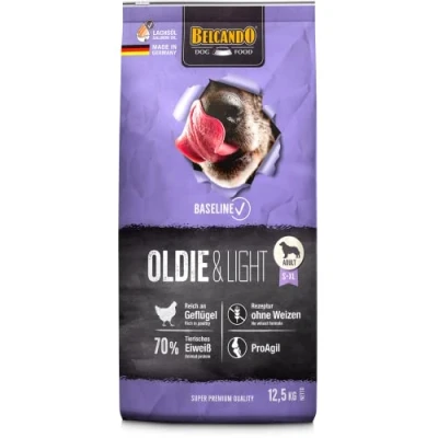 Afbeelding van 12,5kg Belcando Baseline Oldie &amp; Light droogvoer voor honden
