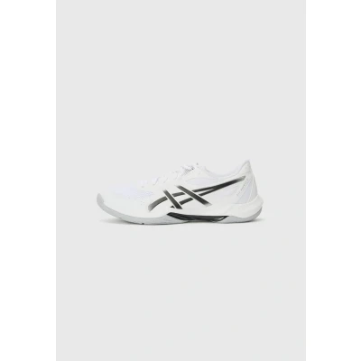 Afbeelding van Asics Rocket 12 Volleybalschoenen, Heren, Maat: 42.5, White/black Hoogwaardig imitatieleer