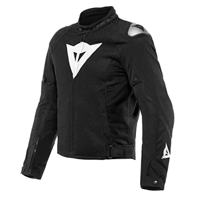 Afbeelding van Dainese Energyca Air Tex Cordura motorjas voor heren, slijtvaste jas met winddichte voering, ademende verwisselbare schouderbescherming, zwart