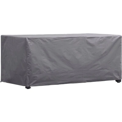 Afbeelding van Tuintafelhoes Perel 145 x 105 75 cm (PP, Grijs)