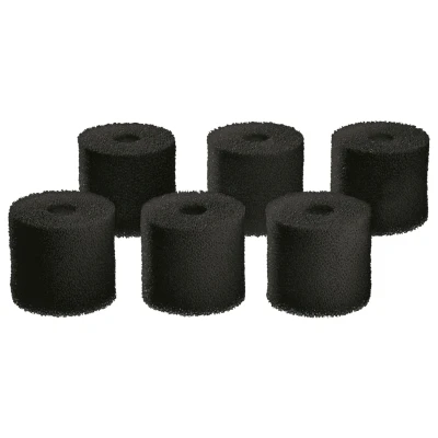 Afbeelding van Oase Voorfiltermousse Set 6 Biomaster 60ppi Filtermateriaal 24x18x6 cm Blauw