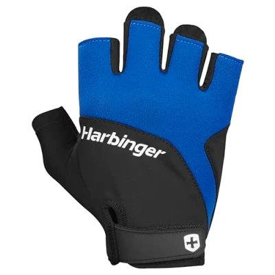 Afbeelding van Harbinger Training Grip Gloves Fitness Handschoenen Heren &amp; Dames Deadlifting M Unisex Blauw Gym Crossfit Krachttraining