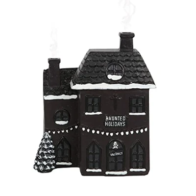 Afbeelding van Something Different Wierookhouder Haunted Holiday House Zwart