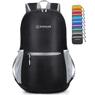 Image de ZOMAKE Sac a Dos Pliable Ultra Léger à De Randonnée Petit Packable Daypack 20L Pour Femme Homme Sports Et Plein Air (Gros Rouge)
