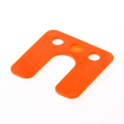 Afbeelding van GB Drukplaat met sleuf oranje kunststof 70 x 2mm 34742