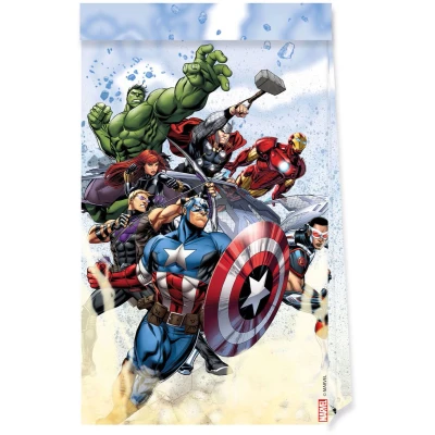 Afbeelding van Traktatiezakjes Avengers Infinity Stones Papier 4 stuks
