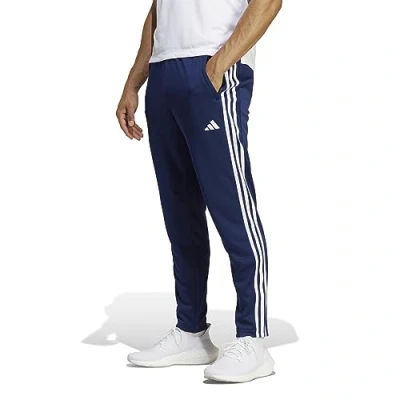 Image de adidas Homme Train Essentials 3 Stripes Training Pants, Dark Blue/White, M