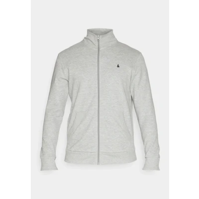 Afbeelding van Jack &amp; Jones Jjepaulos ZIP Sweater met rits, Heren, Maat: XS, Light grey melange