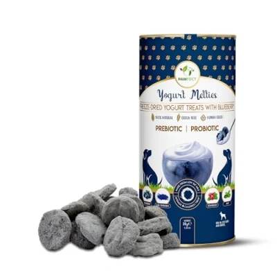 Afbeelding van Pawfect Freeze Dried Yoghurt hondensnack met Blauwe bessen 38 gr.
