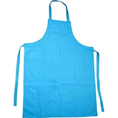 Afbeelding van Creotime Kunstenaarsschort Junior 55 X 70 Cm Nylon Blauw