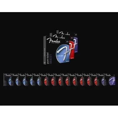 Image de Cordes FENDER 3150LR 9 46 PURE NICKEL BULLETS guitares électriques