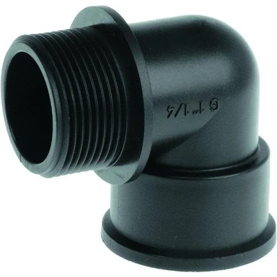 Afbeelding van PP knie binnen x buitendraad 1/2&quot;