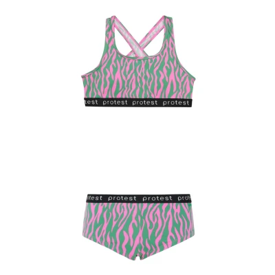 Afbeelding van Protest Prtmonica Jr Bralette bikini set Meisjes Hipster broekje Uitneembare vulling Smoothie Pink
