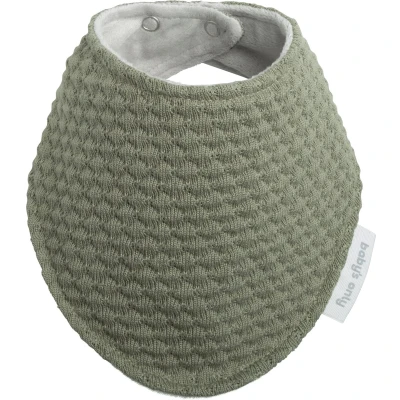Afbeelding van Baby&#039;s Only Bandana slab Slabber Urban Green 0 8 maanden Verstelbaar in twee maten