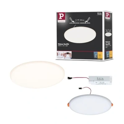 Afbeelding van Paulmann 92389 EB Panel Veluna VariFit LED inbouwlamp 17 W Satijn
