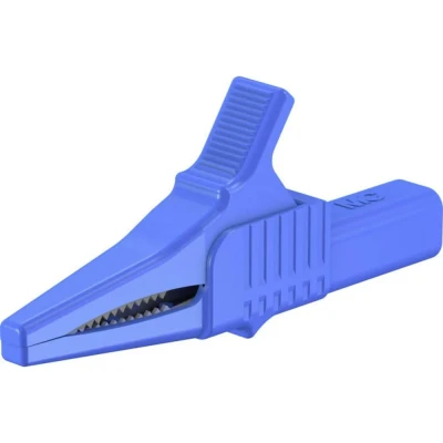 Afbeelding van Stäubli XKK 1001 Veiligheids krokodilklem CAT II Blauw