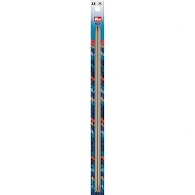 Afbeelding van Kousen en handschoen breinaalden aluminium grijs 20 cm 3,50 mm