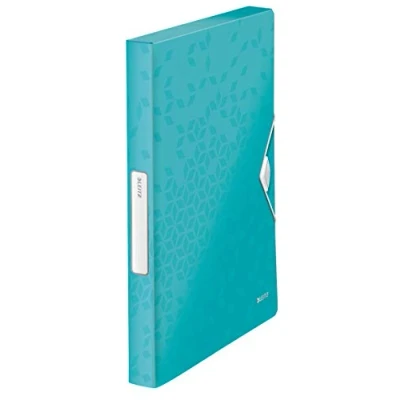 Afbeelding van Leitz WOW elastobox ft A4, ijsblauw