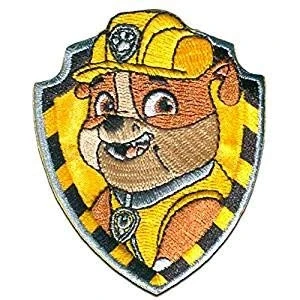 Afbeelding van Paw Patrol Rubble Patch om op te strijken, 7 x 6 cm