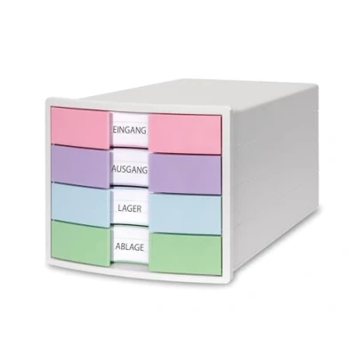 Afbeelding van HAN ladekast Impuls met 4 gesloten laden wit/pastel HA 1012 129