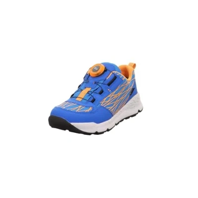Afbeelding van Superfit FREE RIDE Sneakers laag voor kinderen, Maat: 41, Blau/orange Imitatieleer/ textiel