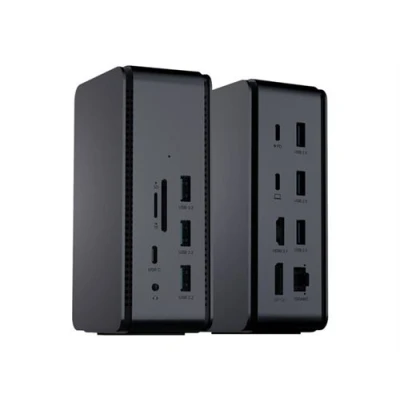 Image de ProXtend 15 in 1 Station d&#039;accueil pour ordinateur portable USB C / USB4 slot HDMI, DP 1GbE