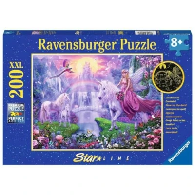 Afbeelding van Ravensburger puzzel Magische eenhoornnacht Legpuzzel 200 stukjes