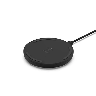 Afbeelding van Belkin WIA001vfBK BoostCharge 10W inductielader (Qi gecertificeerd, draadloze snellader voor iPhone, Samsung, Google enz.), zwart