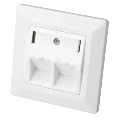 Afbeelding van Digitus DN 93801 1 Keystone houder 2 voudig Wit