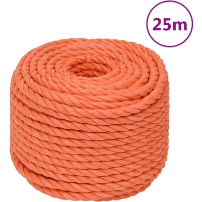 Afbeelding van vidaXL Werktouw 12 mm 25 m polypropeen oranje