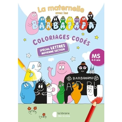 Afbeelding van COLORIAGES MAGIQUES AVEC LES BARBAPAPA SPECIAL LETTRES MS