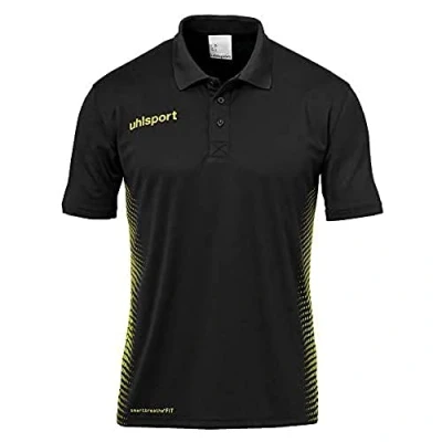 Afbeelding van Uhlsport Score Polo Shirt Kind Zwart Fluo Geel Maat 152