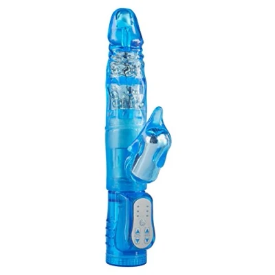 Afbeelding van Dubbele Dolfijn Vibrator Blauw
