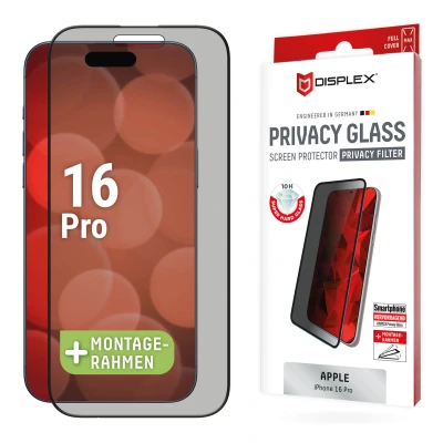 Afbeelding van Displex Screenprotector Geschikt voor iPhone 16 Pro Real Glass FC